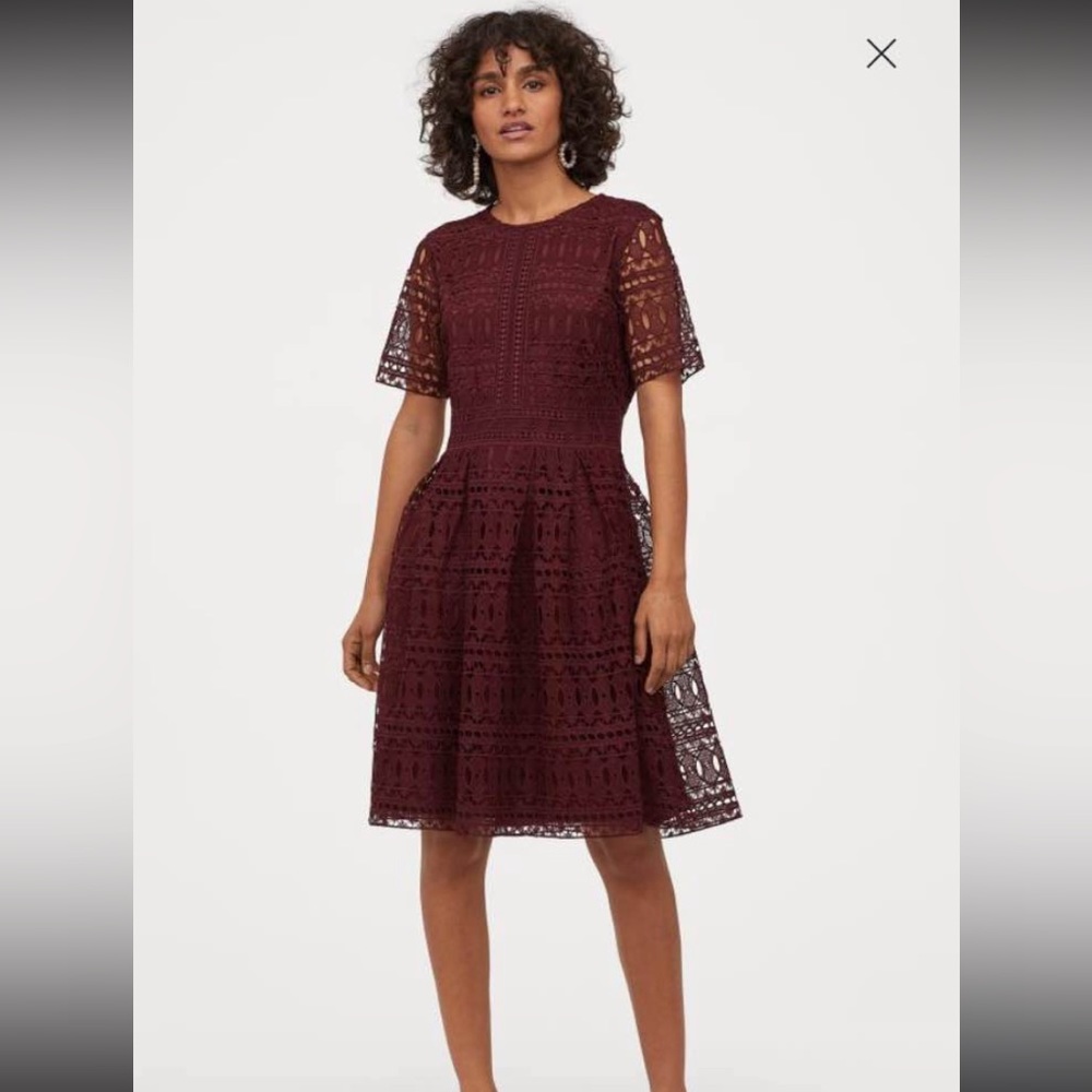 Burgundy Dress